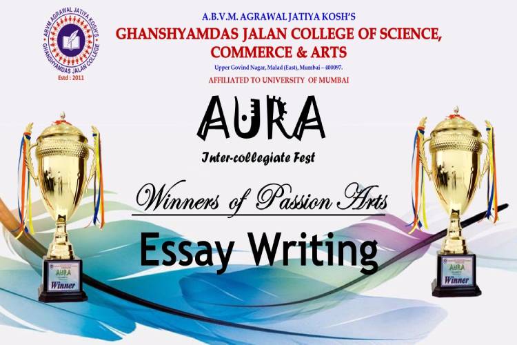 Winners  of  Passion Arts - Essay Writing