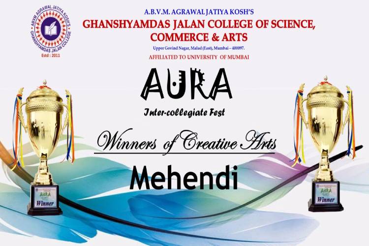 Winners  of Creative Arts Mehendi