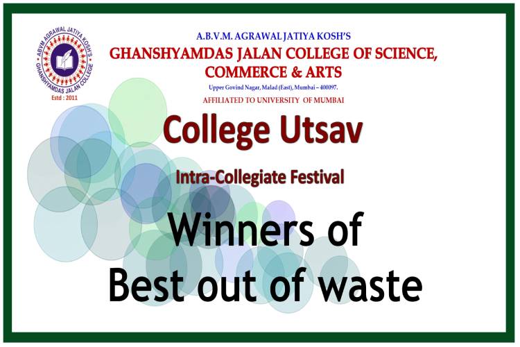 Winners of Best Out of Waste