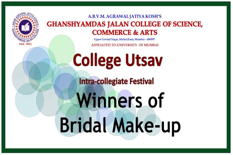 Winners of Bridal Make - up