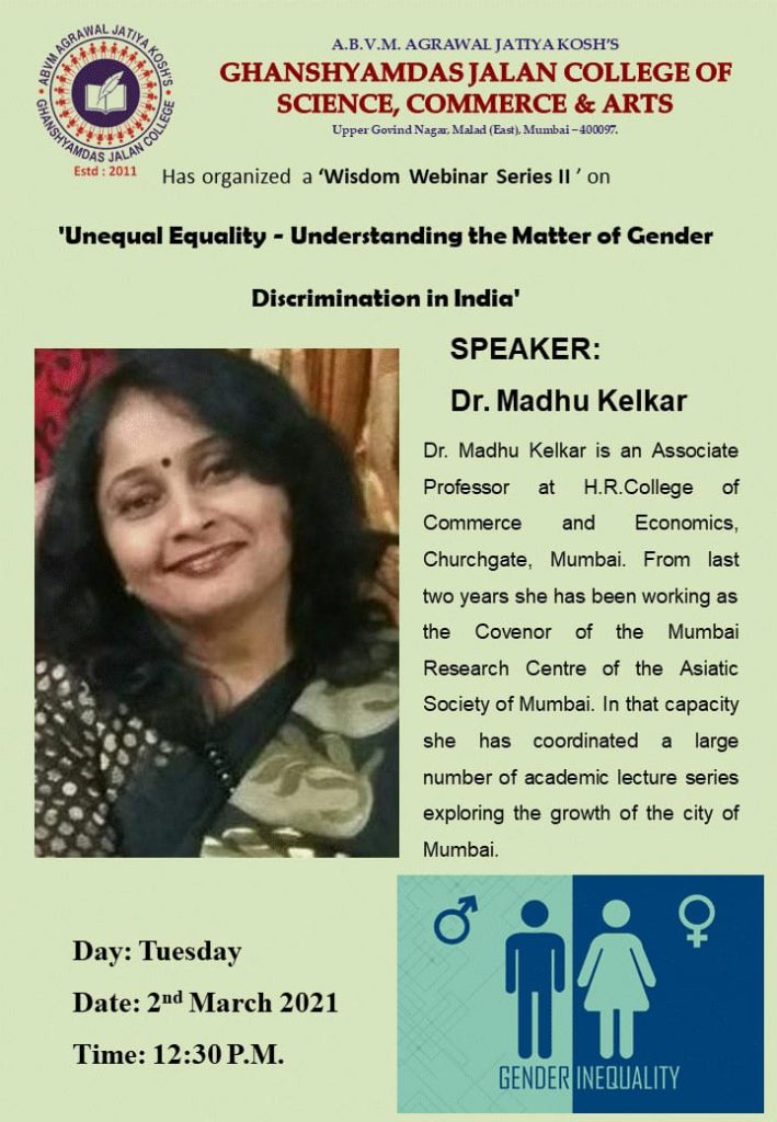 'Unequal Equality - Understanding the Matter of Gender Discrimination in India'
