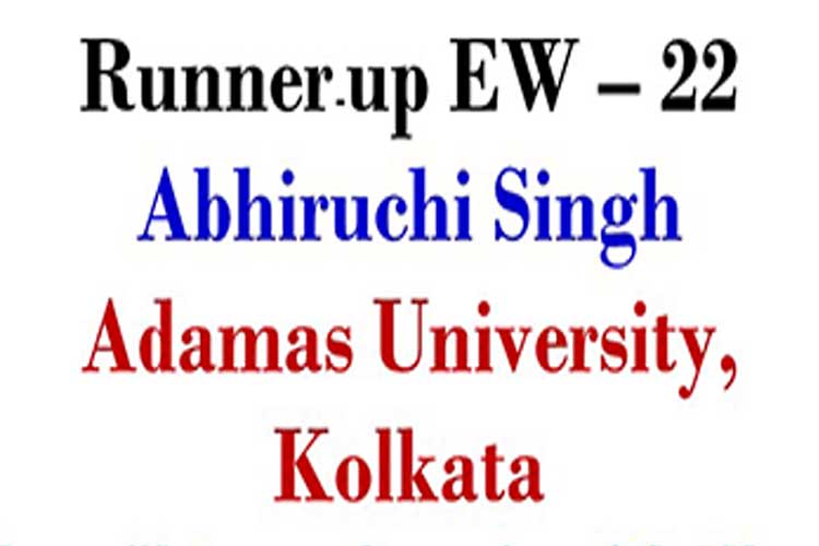 Abhiruchi Singh - Adamas University, Kolkata