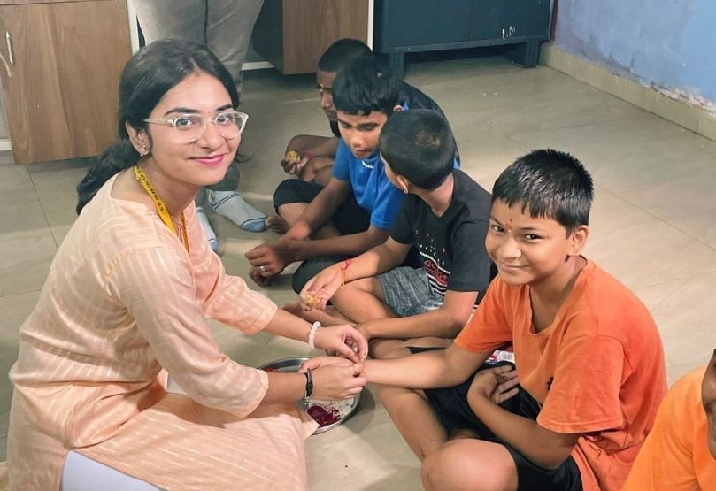 Raksha Bandhan Celebration at St. Gonsalo Garcia Orphanage