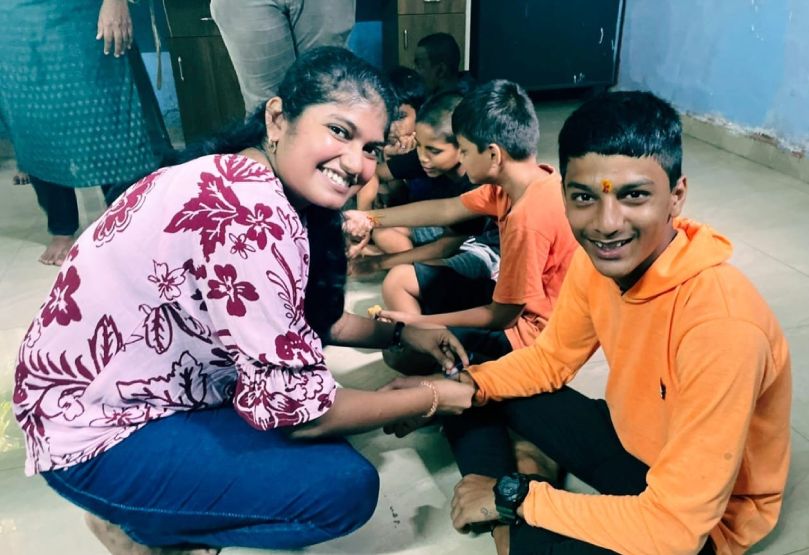 Raksha Bandhan Celebration at St. Gonsalo Garcia Orphanage