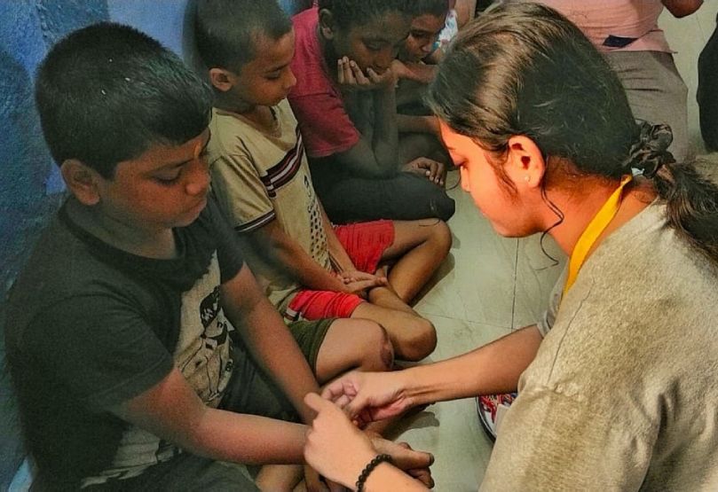 Raksha Bandhan Celebration at St. Gonsalo Garcia Orphanage