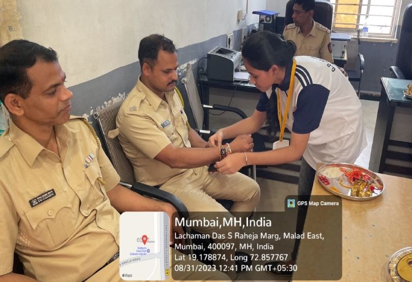 Raksha Bandhan Celebration at Dindoshi Police Station