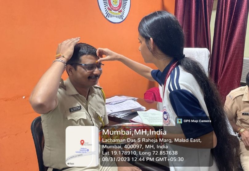 Raksha Bandhan Celebration at Dindoshi Police Station